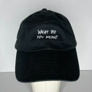 Justin Bieber What Do You Mean Hat Adjustable Hat